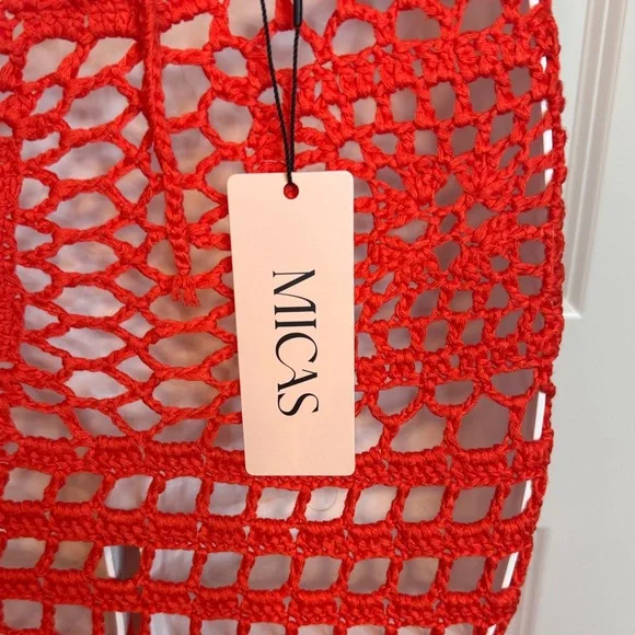 Red Crochet Bikini Set - Picture 7 of 9